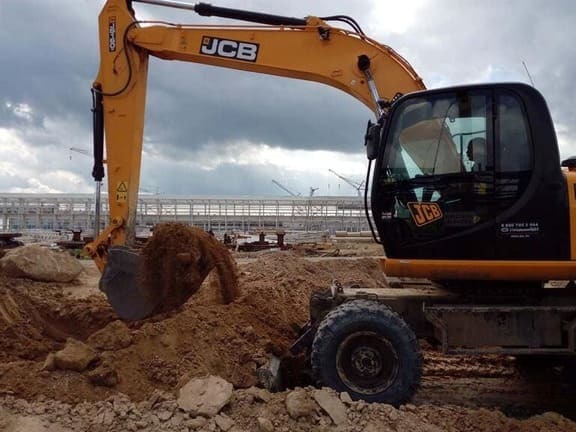 Аренда колесного экскаватора с водителем «Jcb 160» компания «Аренда Спецтехники»