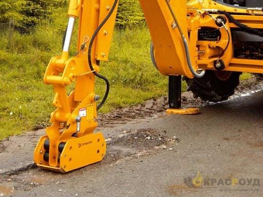 Аренда вибротрамбовки на базе экскаватора погрузчика компания «Аренда Спецтехник