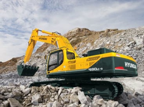 Гусеничный экскаватор «Hyundai R 480LC-9s» от «Аренда Спецтехники»