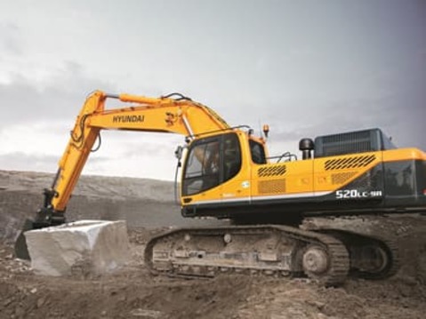 Гусеничный экскаватор «Hyundai R 520LC-9s» от «Аренда Спецтехники»