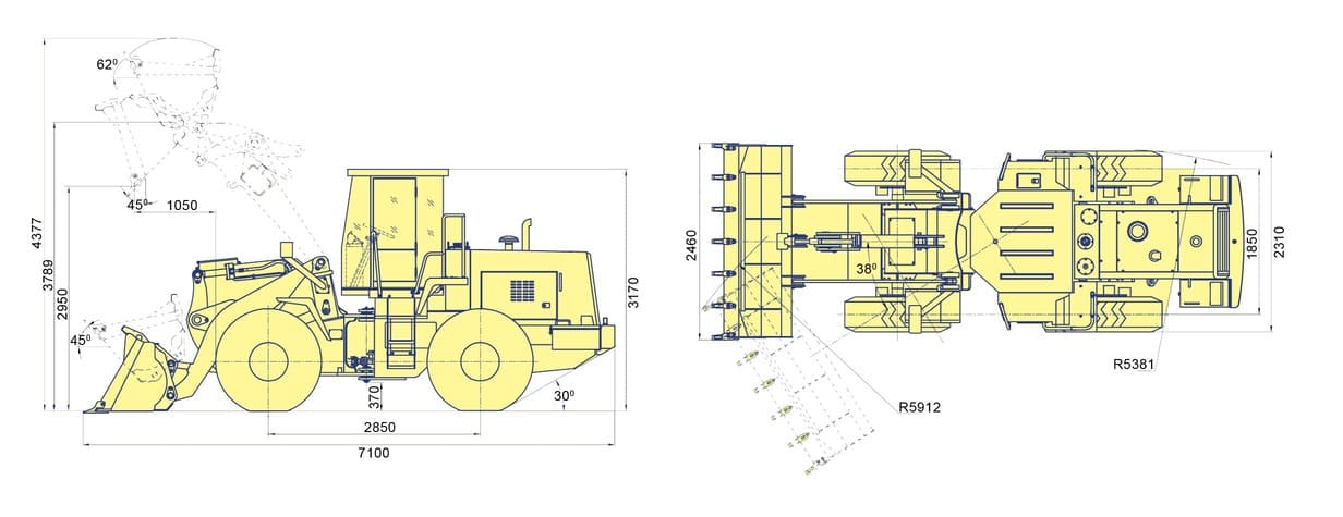 фронтальный погрузчик «SDLG 936» аренда