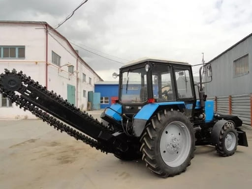 Бара-траншеекопатель БГМ-1 на базе трактора Беларус