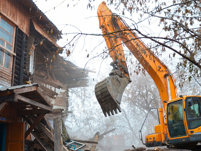Снос деревянных домов