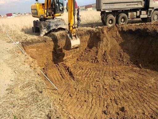 Обратная засыпка грунта