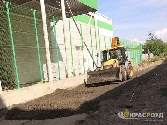Леруа Мерлен – строительство проезда  Леруа Мерлен – строительство проезда
