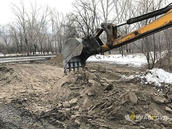 Строительство временного проезда ЦЭС Спортэкс      Строительство временного проезда ЦЭС Спортэкс