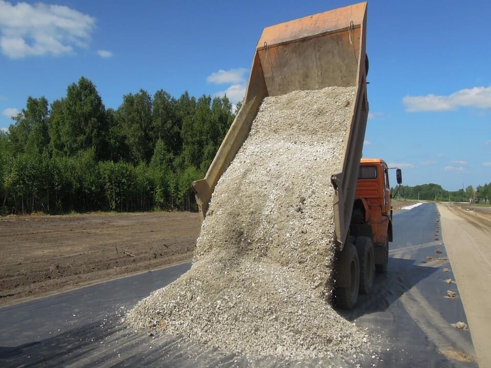 Доставка песчано-щебеночной смеси