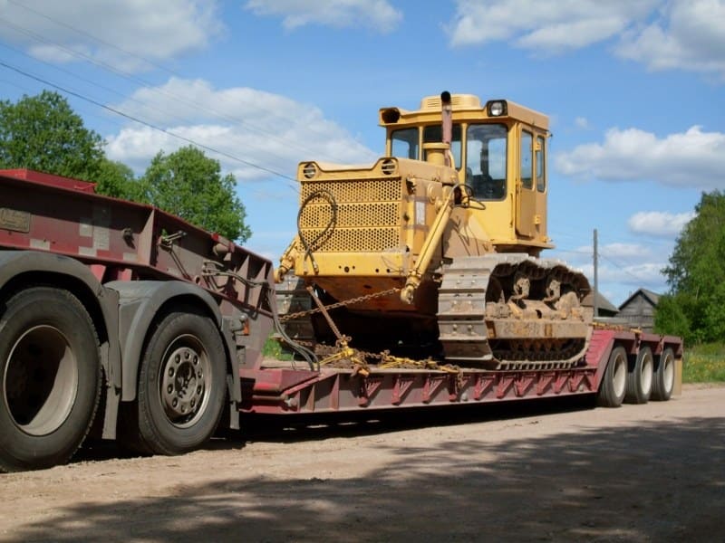 перевозка бульдозера