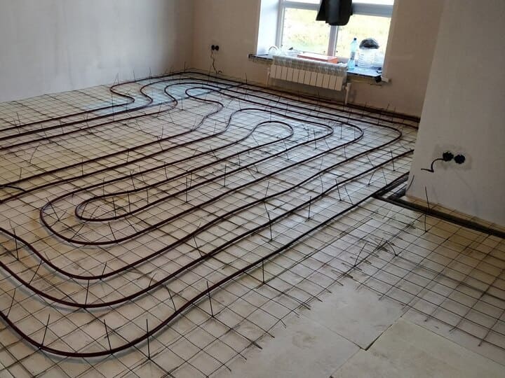 Стяжка теплого пола